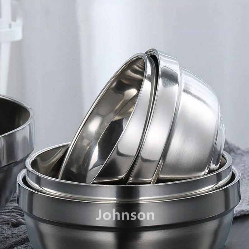 Kitchen Bowl Stainless Steel Engraved Kitchen Snack Bowl