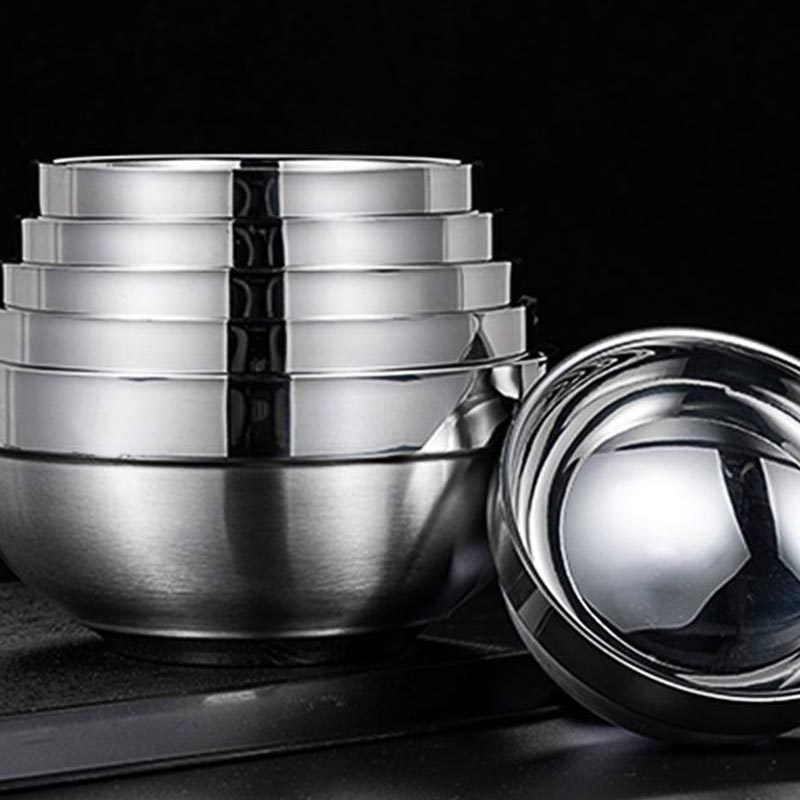 Kitchen Bowl Stainless Steel Engraved Kitchen Snack Bowl