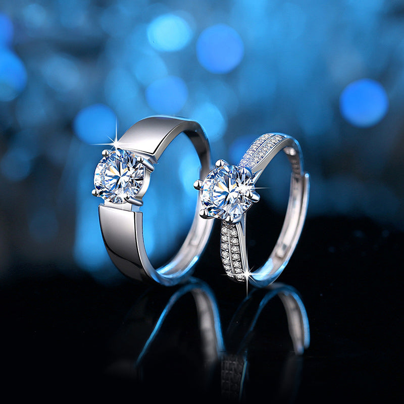 Couple hot sale rings artificial