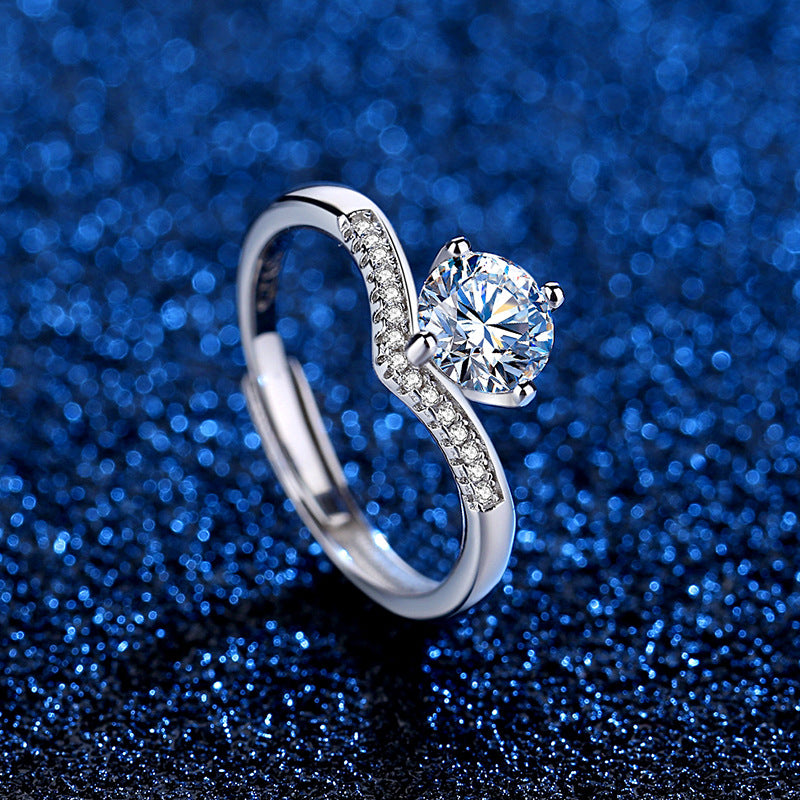 Engagement Ring Custom Diamond Rings Personalized Moissanite Couple Jewelry