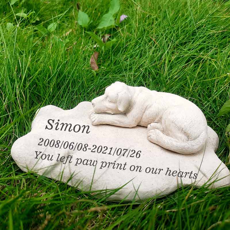 Memorial Garden Stones Custom Letters Remembrance Stone