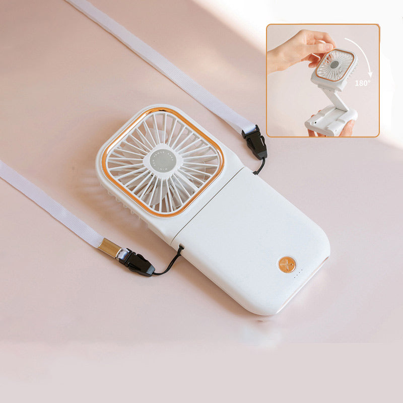 Neck Hanging Fan Silent Handheld USB Rechargeable Fan