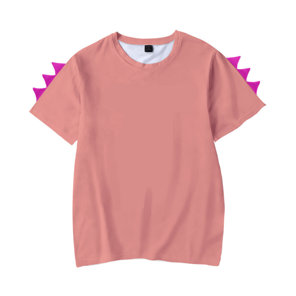 Custom Kids Dinosaurs Thorns T-shirt Personalized Children's T-shirt