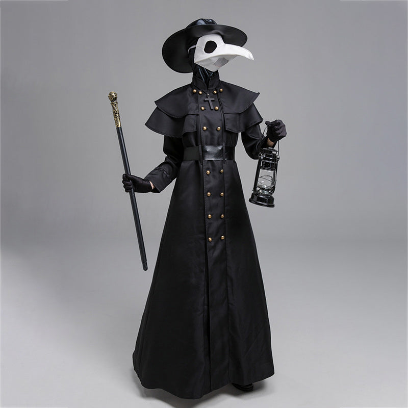 Plague Doctor Cosplay Classic Black Plague Outfit Costume