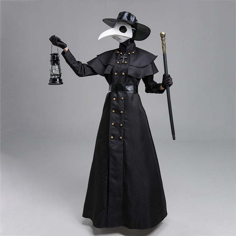 Plague Doctor Cosplay Classic Black Plague Outfit Costume