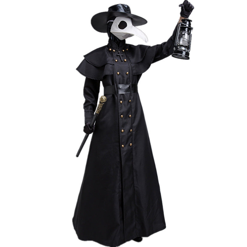 Plague Doctor Cosplay Classic Black Plague Outfit Costume
