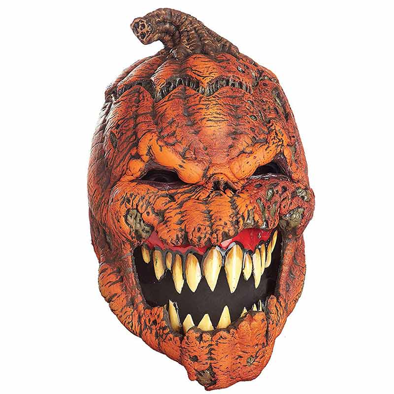 Pumpkin Mask Halloween Horror Latex Pumpkin Dress Up