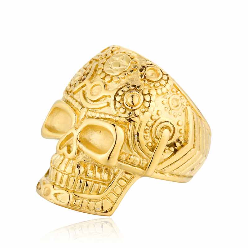 Raven Skull and Crossbones Ring Designs Sunflower Ring