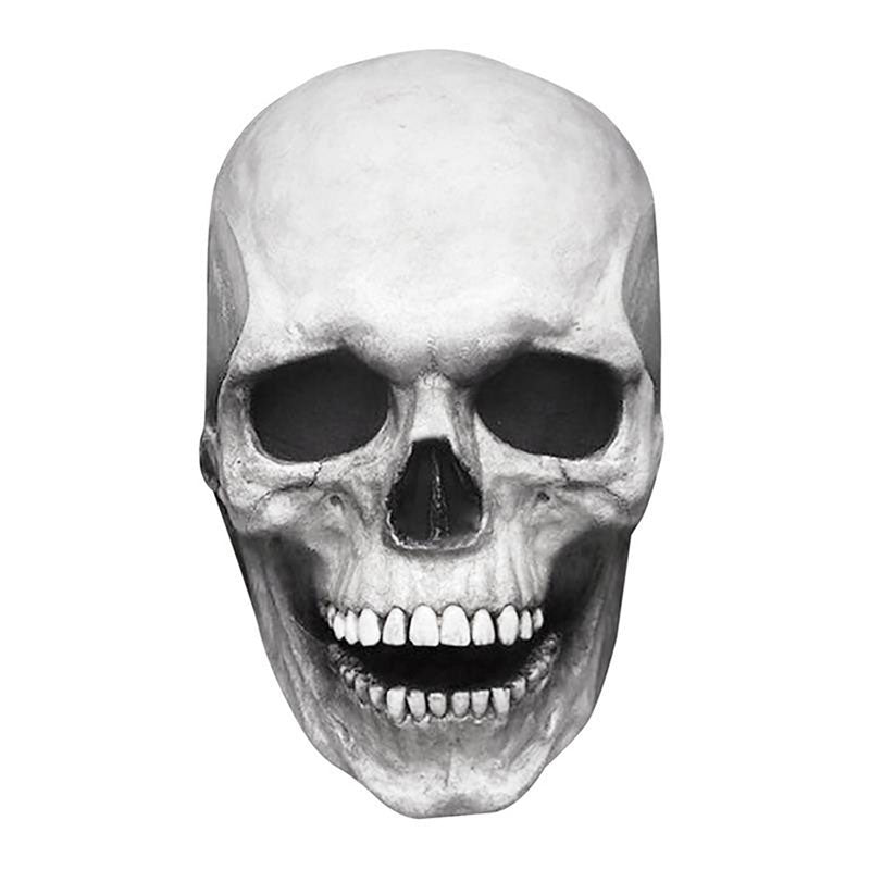 Skull Helmet ​With Movable Jaw Halloween Full Skull Mask