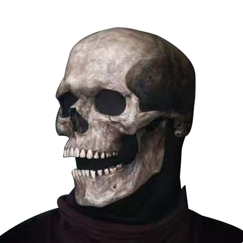 Skull Helmet ​With Movable Jaw Halloween Full Skull Mask