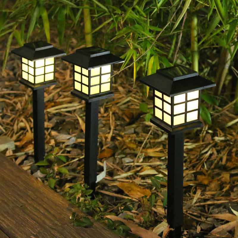 Solar Garden Lanterns Outdoor Lawn Lamps Pathway Light