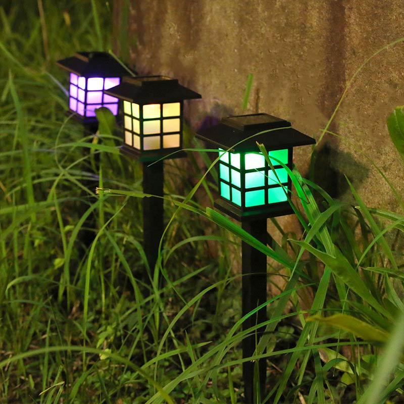 Solar Garden Lanterns Outdoor Lawn Lamps Pathway Light