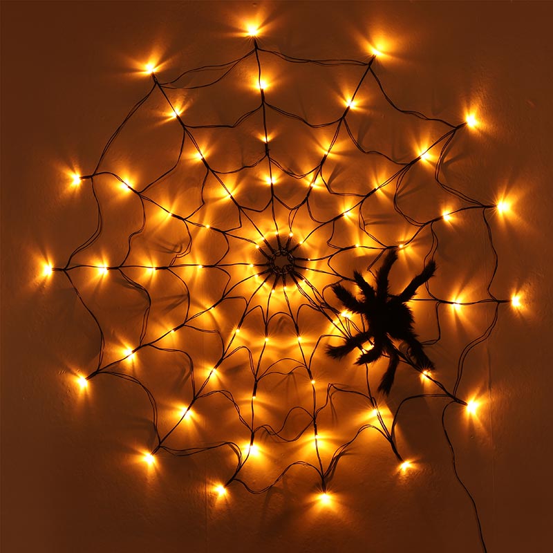 Spider Web Decoration Giant LED Halloween String Light