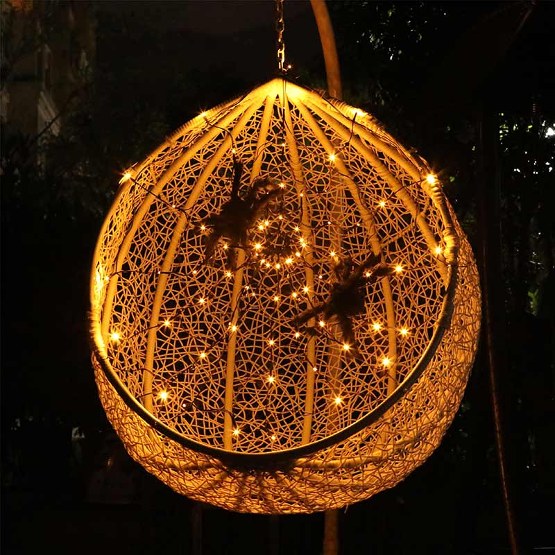 Spider Web Decoration Giant LED Halloween String Light