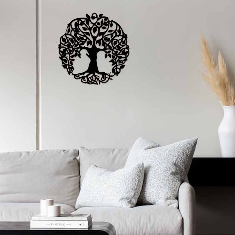 Tree Of Life Metal Wall Hanging Family Tree Room Decor