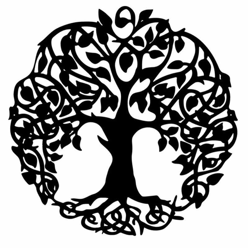 Tree Of Life Metal Wall Hanging Family Tree Room Decor – KoalaPrint