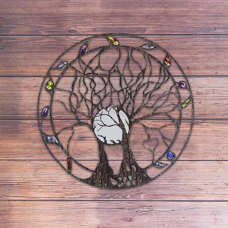 Tree of Life Wall Art Metal Family Tree Wall Hanging