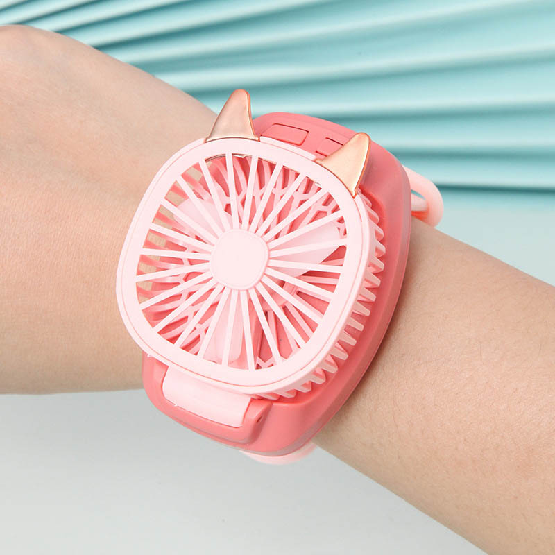 Wearable Fan Hand-held Wrist Strap Personal Electric Fan