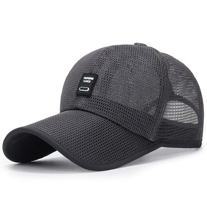 Black Edge Baseball Cap Mesh Breathable Hat