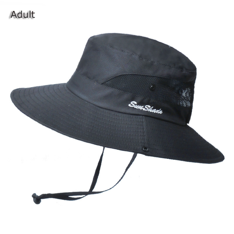 UV Protection Hat Mesh Hat with Chin Strap