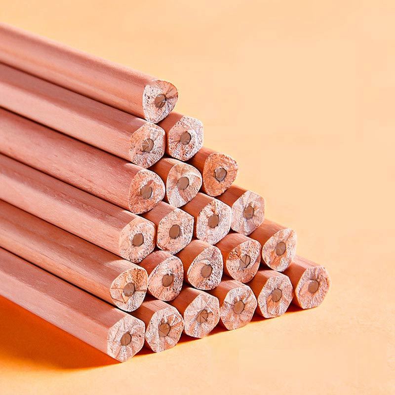 Custom Engraved Log Triangle Pencils Personalized Set of 10 Pencils